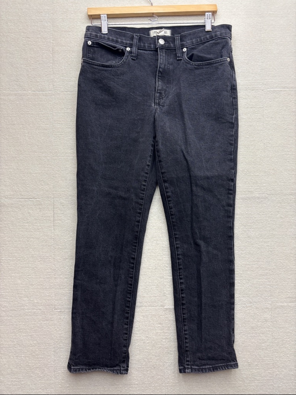 MADEWELL | tomboy straight 28 Classic Black Women’s Jeans
